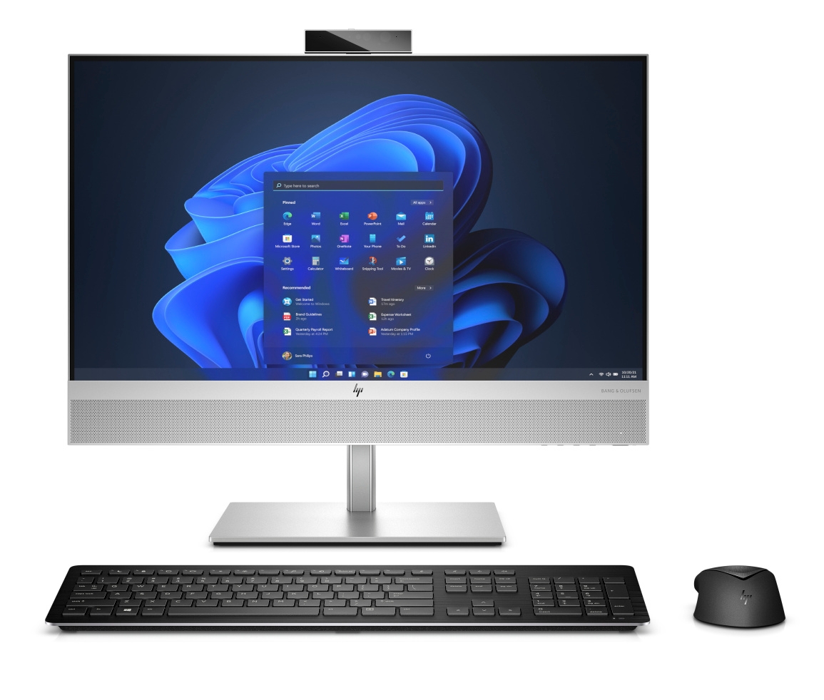 2 HP EliteOne 840 G9 AiO Desktop PC Front