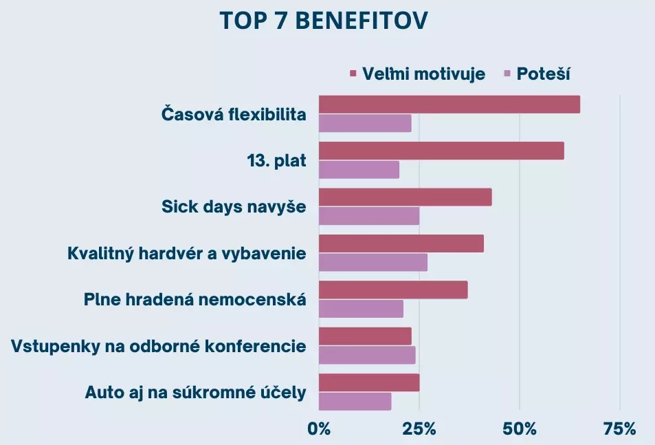 top benefity v IT