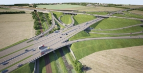 Plánovaná križovatka D4 a D1 pri Ivanke pri Dunaji
