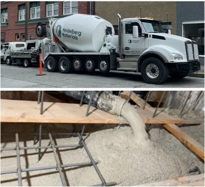 Prelomový betón bez cementu sa prvýkrát lial v budove v Seattli. Jeho výroba je takmer bez emisií CO2