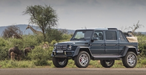 S Mercedesom G 650 Landaulet na africkom safari