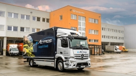 Gebrüder Weiss otestoval elektrický kamión na trase medzi Rakúskom a Slovenskom