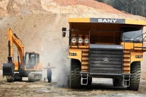 Čínsky výrobca ťažobných strojov Sany za rok zvýšil tržby takmer o 100 %