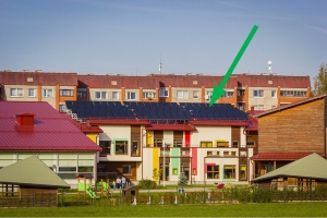 Solárne panely zo Žiaru nad Hronom ohrievajú vodu v škôlke v meste Cesis.